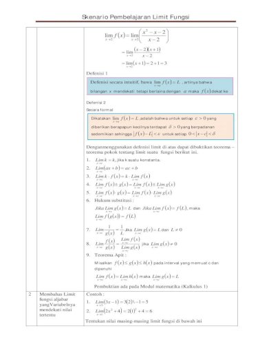 Limit Fungsi Faktorisasi - Matematika Limit Fungsi Cara ...