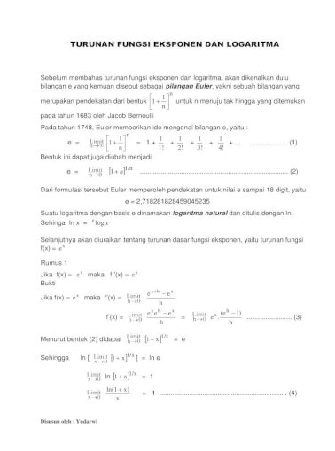 Eksponen dan logaritma pdf