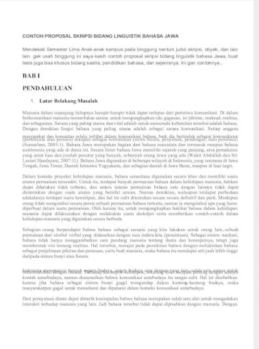 contoh proposal skripsi bahasa inggris kualitatif pdf