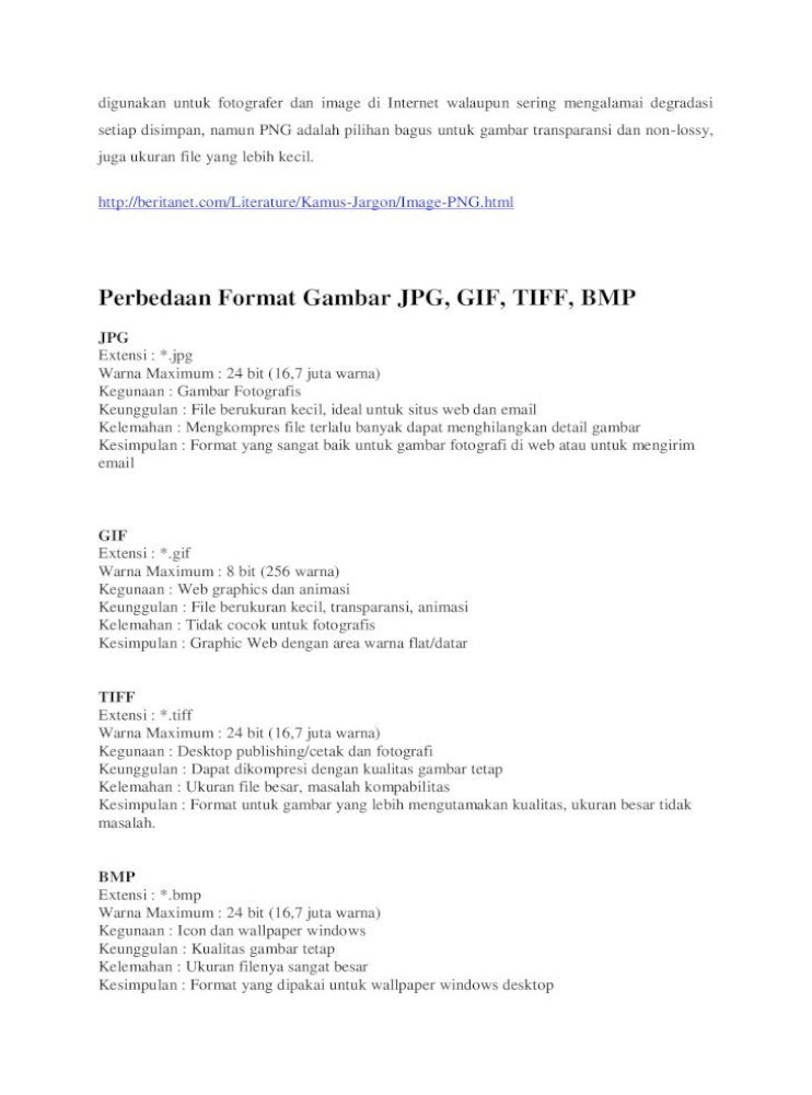 Perbandingan Jpeg Png Pic Pdf Document